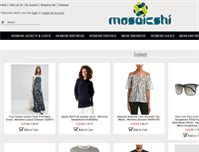 Tablet Screenshot of mosaicships.com